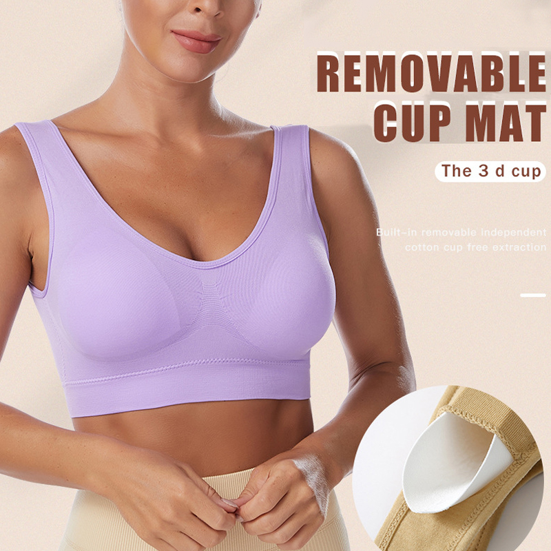Sutiã sem aro fino, tamanho gr - Seamless Underwear Women avaliação e preço