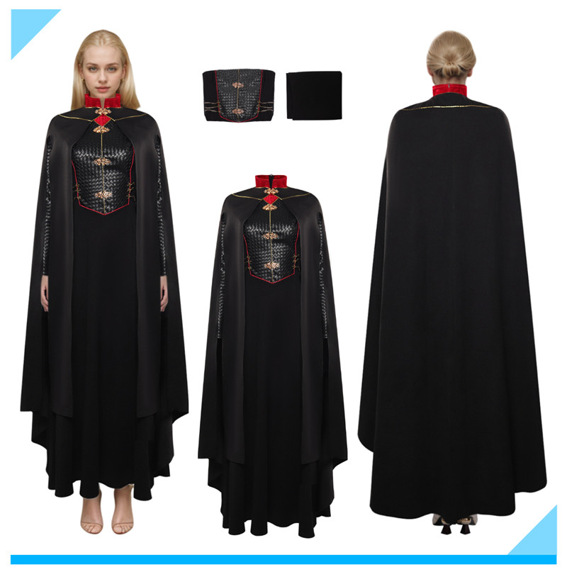 Fantasia de Cosplay Rhaenyra - - Robe Silk Women avaliação e preço